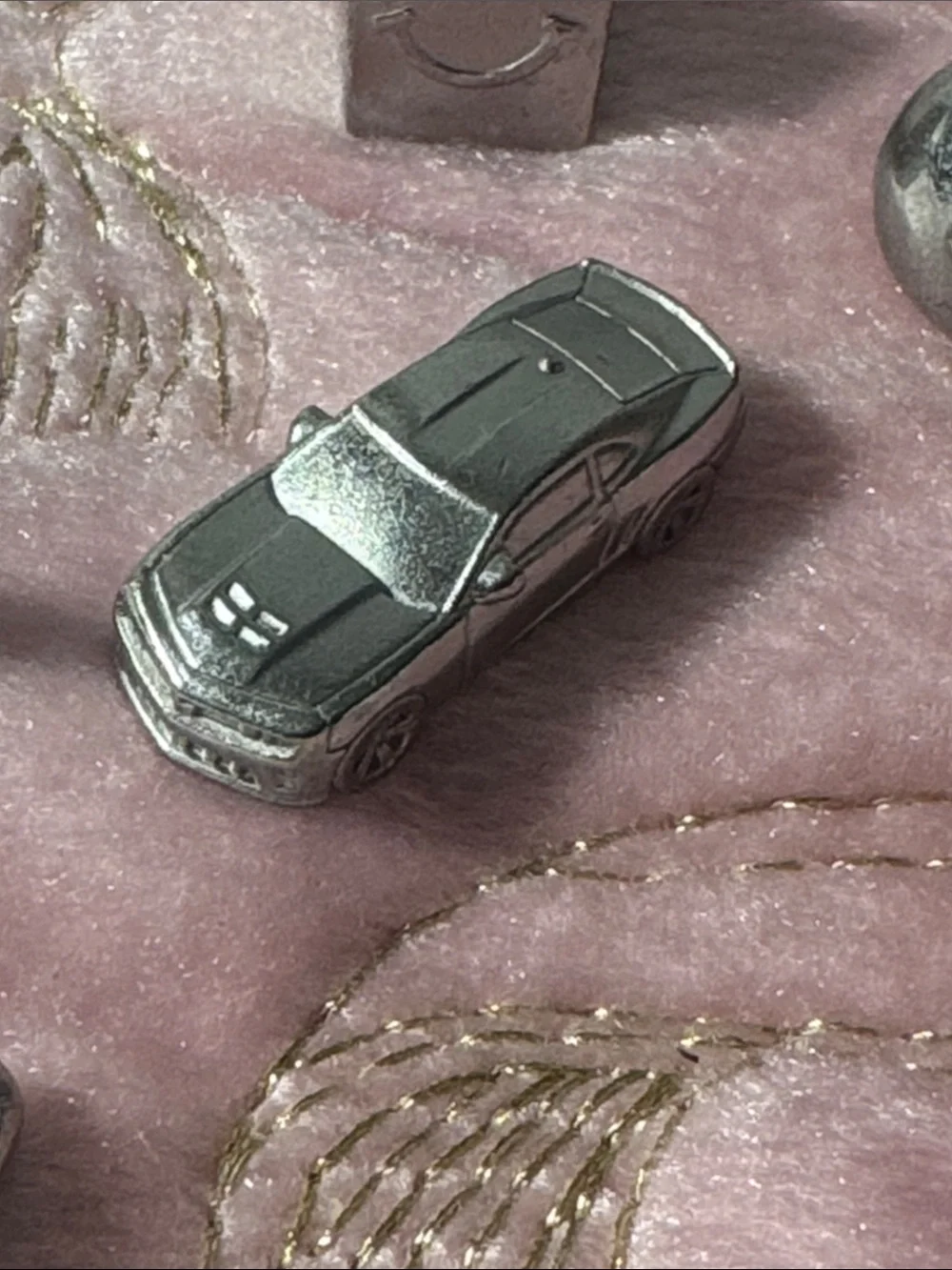 Silver new monopoly game pieces (6)